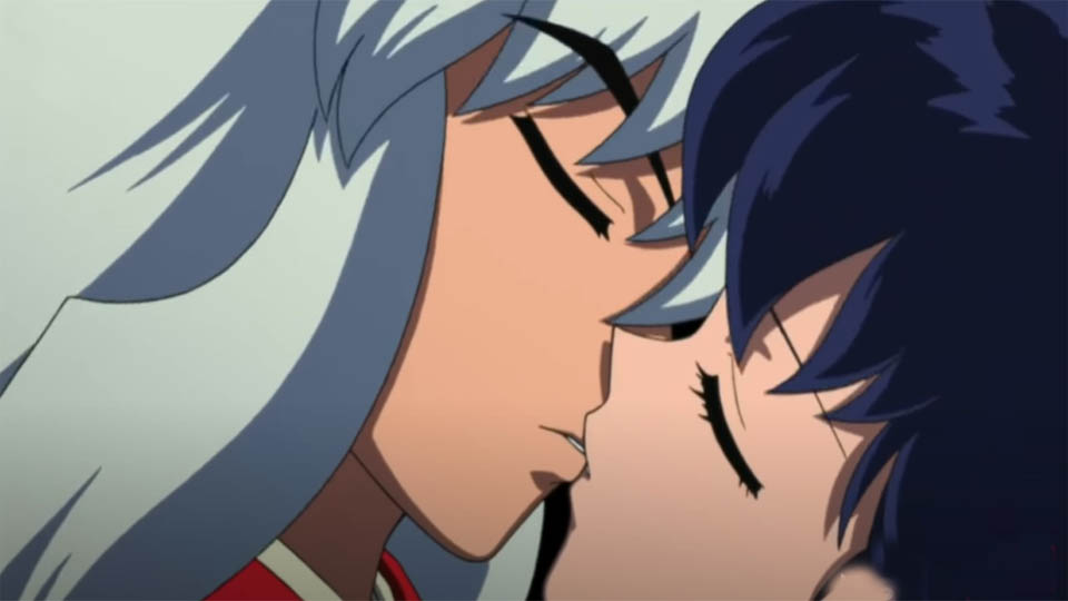 Anime Kiss Inuyasha and Kagome