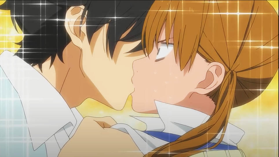 Anime Kiss Haru and Shizuku