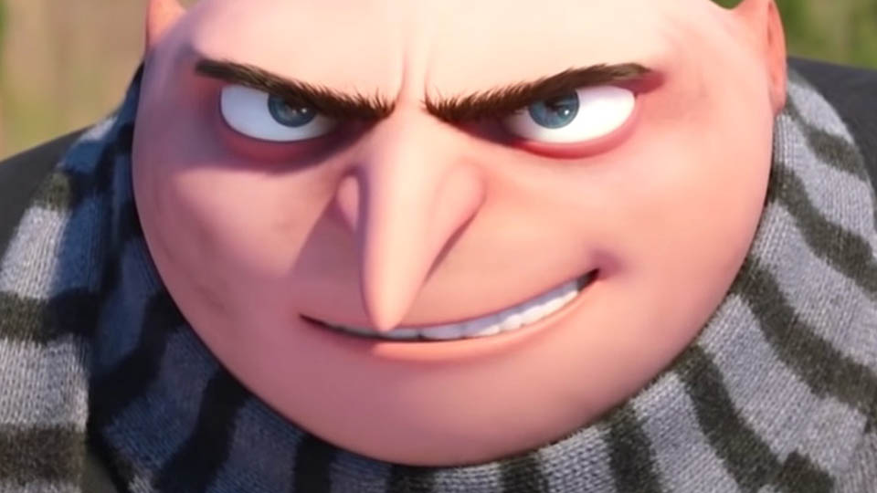 Gru cartoon characters with big noses