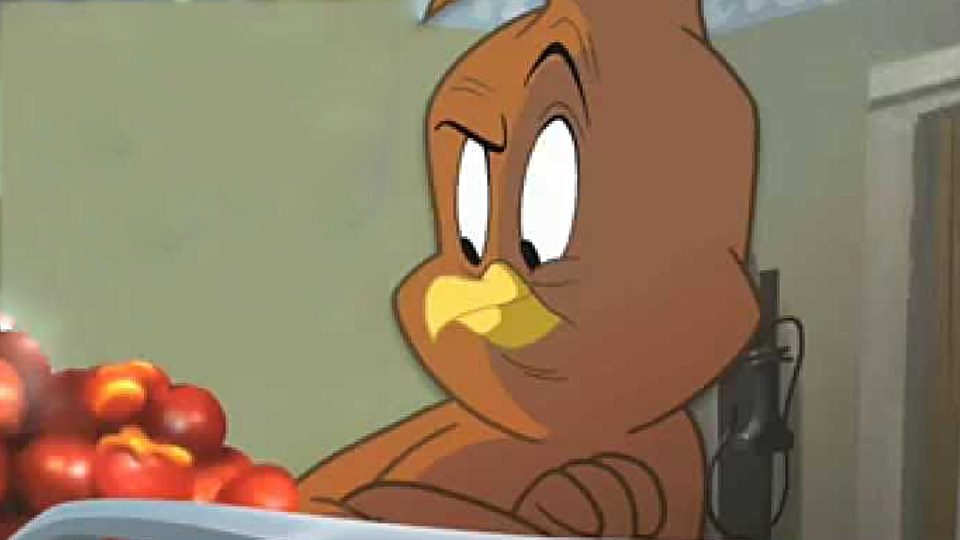 the squawkin hawk brown cartoon character