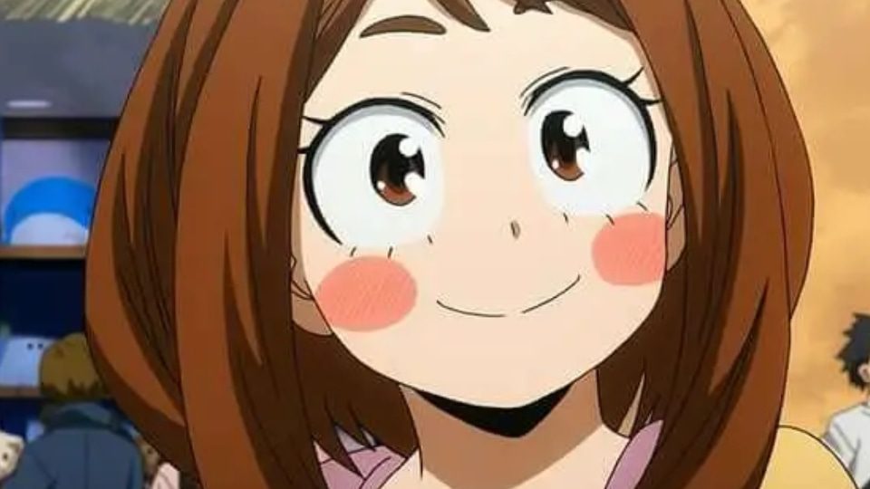 cute anime girl Uraraka Ochaco 