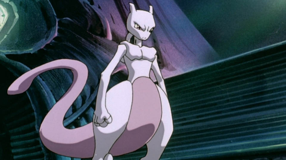 Mewtwo from Pokemon, standing