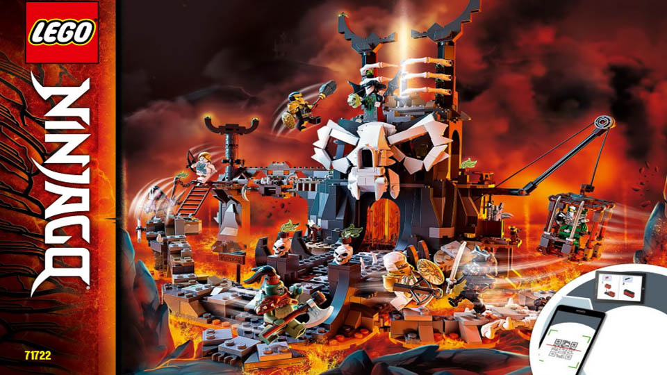 Picture of Skull Sorcerer's Dungeons - 71722 Lego set