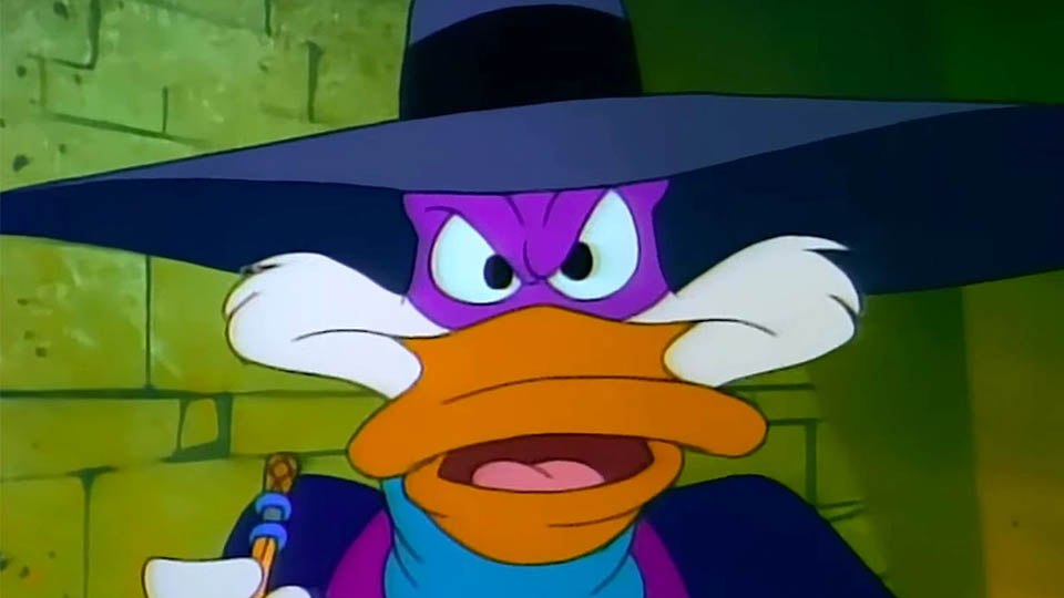 Picture of Darkwing Duck from Darkwing Duck animated TV series 