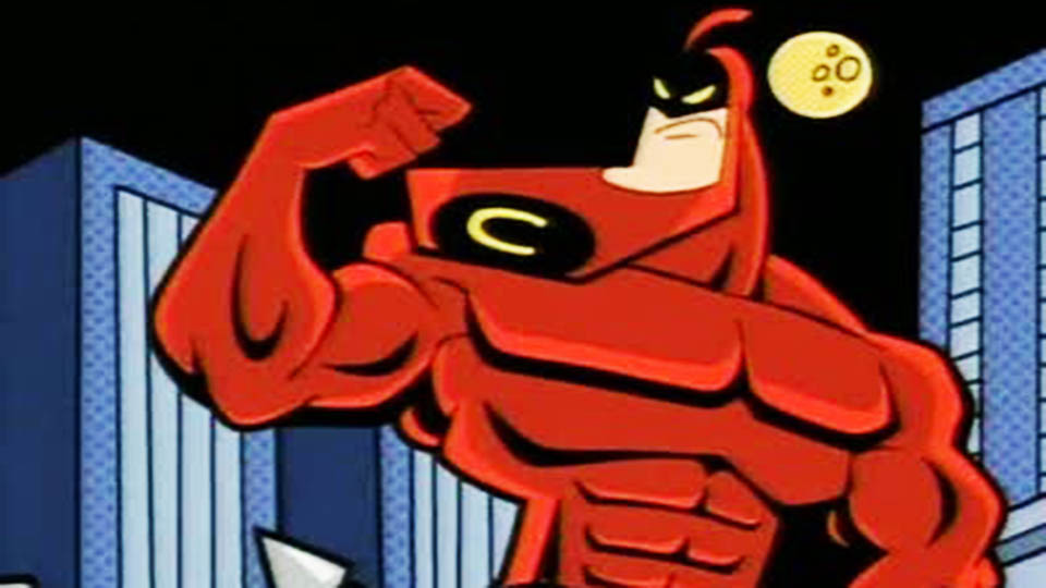 Crimson Chin from fairly odd Parents animated series