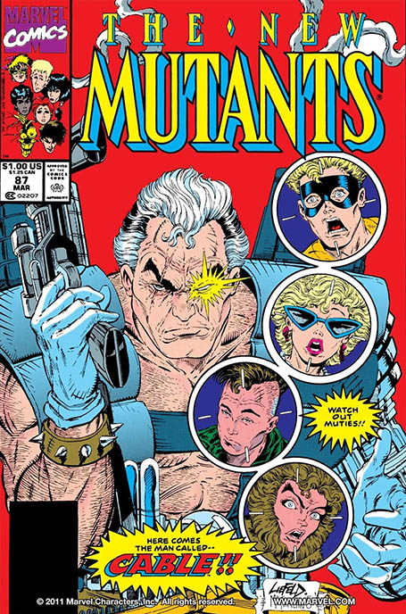 Picture of The New Mutants (1990) No. 87 comic book cover