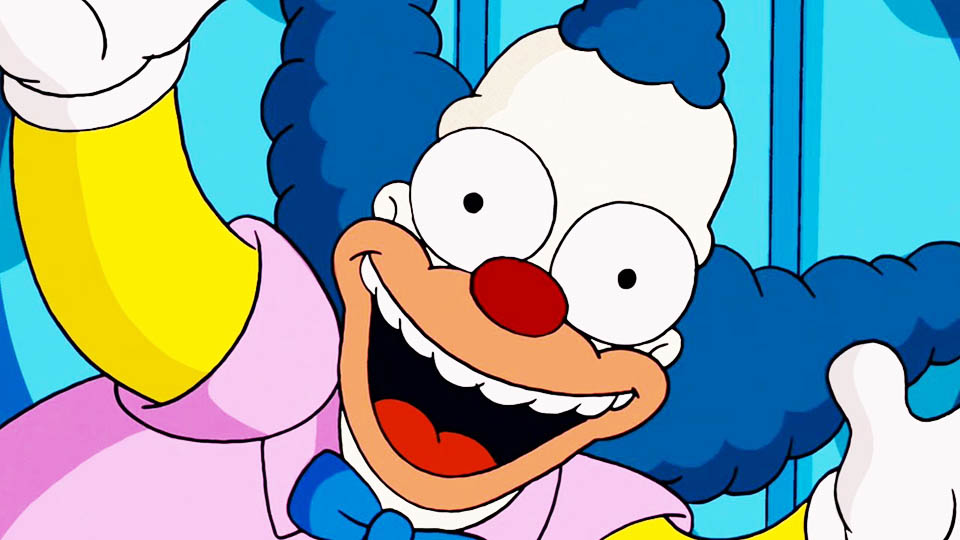 Krusty the Clown from the Simpsons