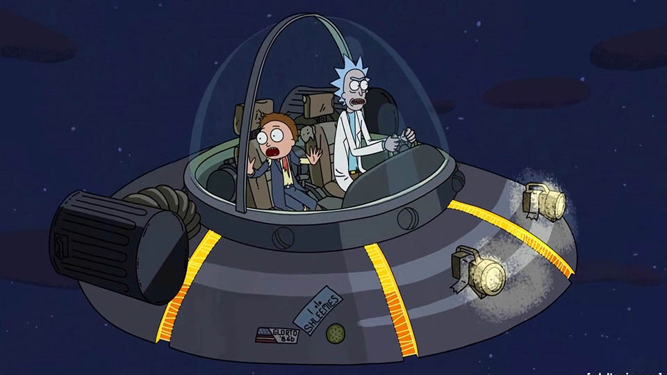 Rick's Space Cruiser from Rick and Morty