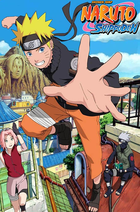 Naruto Shippuden anime series poster