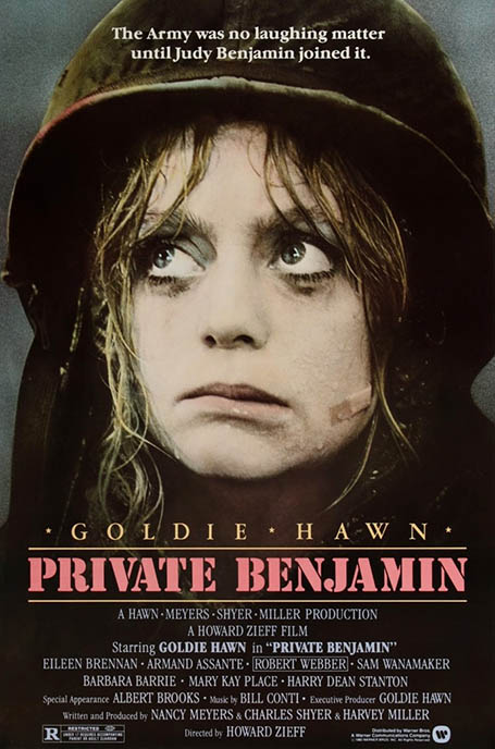 Private Benjamin (1980) Movies with Female Soldiers