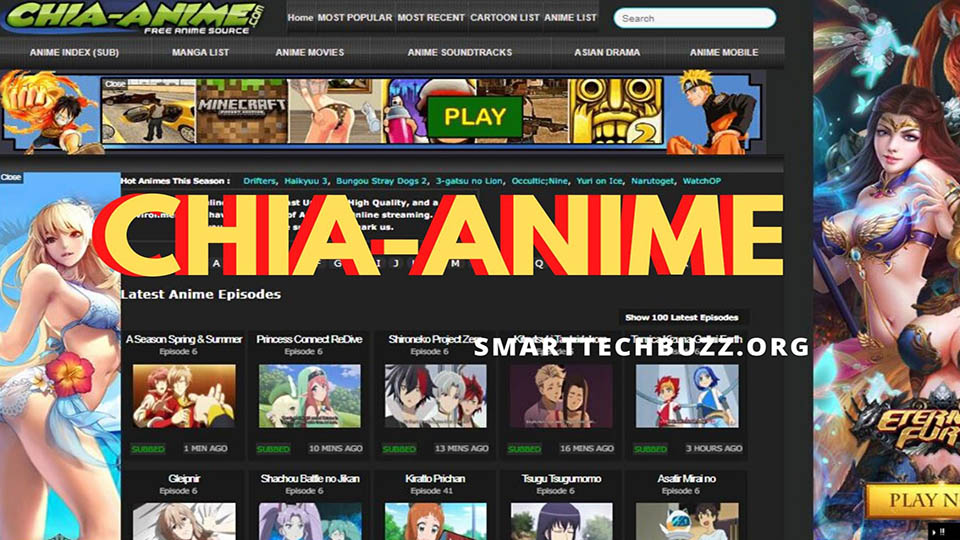 Chia-anime Free Anime Streaming Site