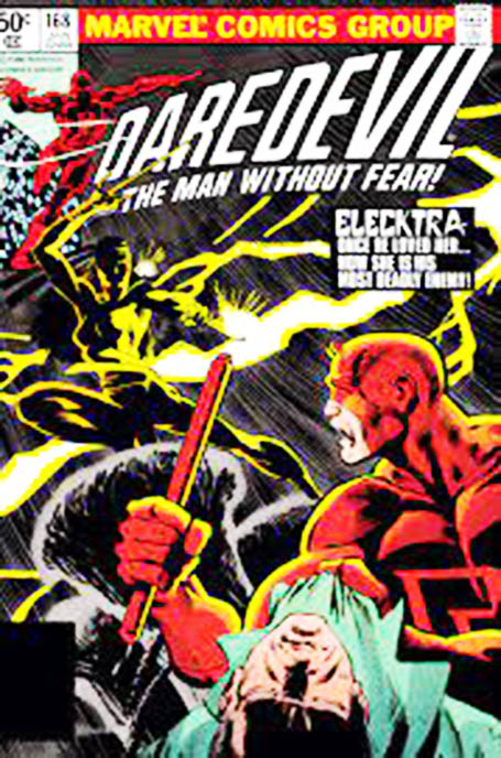 Daredevil No.168 (1980) comic book cover