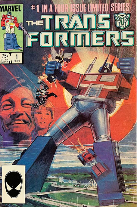 Picture of  Transformers No.1 comic book cover