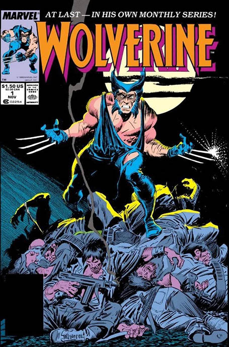 Wolverine Volume 2 No,1 comic book cover