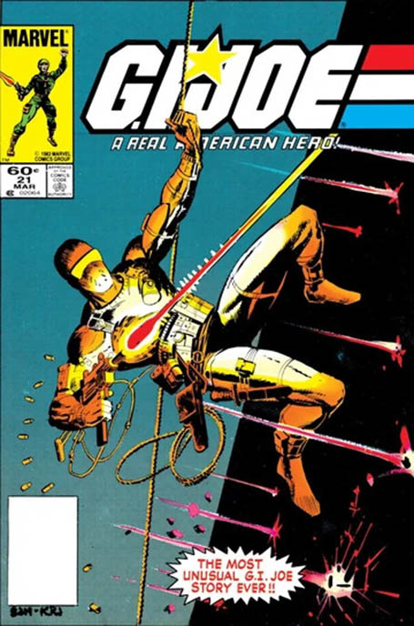 Most Valuable Comic Books from the 80s G.I. Joe: A Real American Hero No. 21 comic book cover
