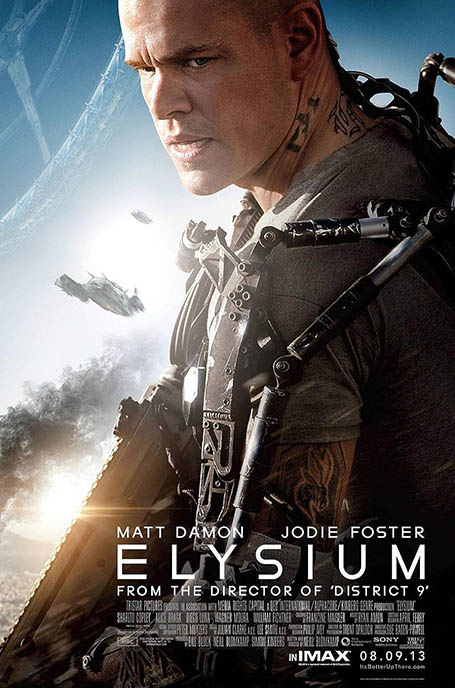 best cyberpunk movies: Elysium (2013)