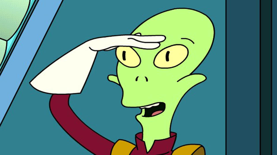 best aliens in cartoons: Kif Kroker from Futurama