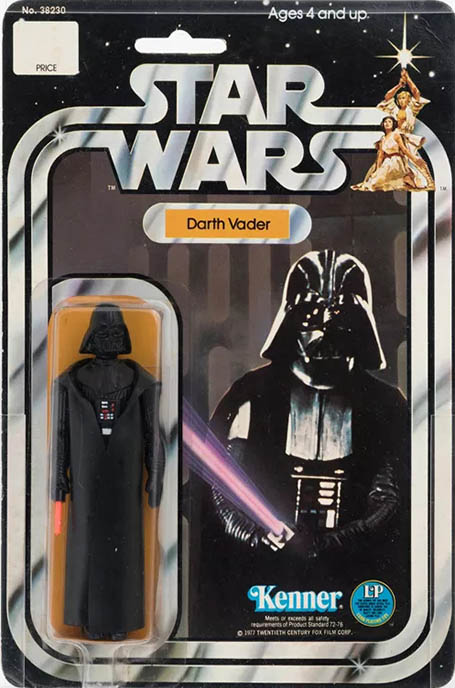 Darth Vader with Double-Telescoping Lightsaber