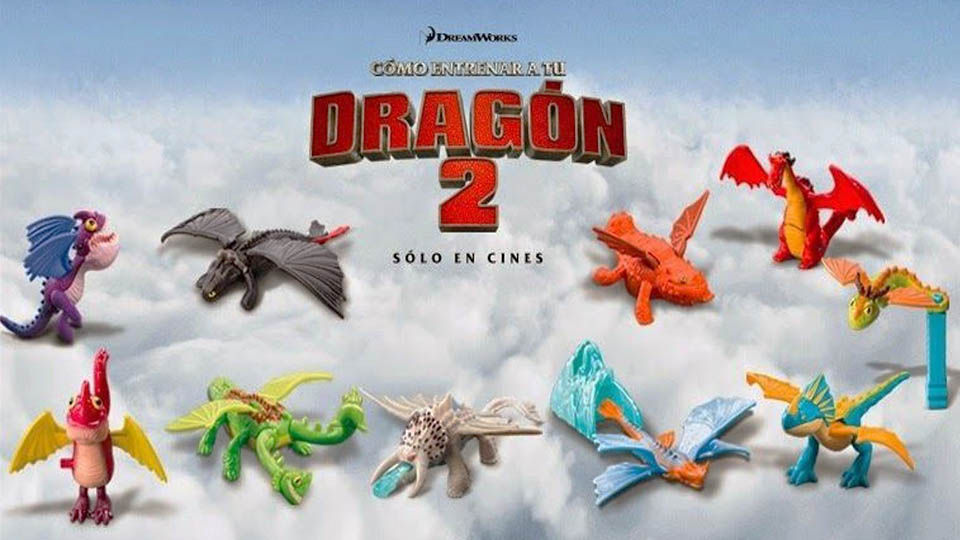 Dreamwork's How to Train Your Dragon Part 2 (2014) McDonald's Happy Meals
