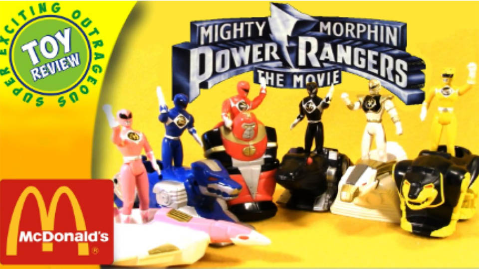 Mighty Morphin Power Rangers (1995) McDonald's Happy Meals