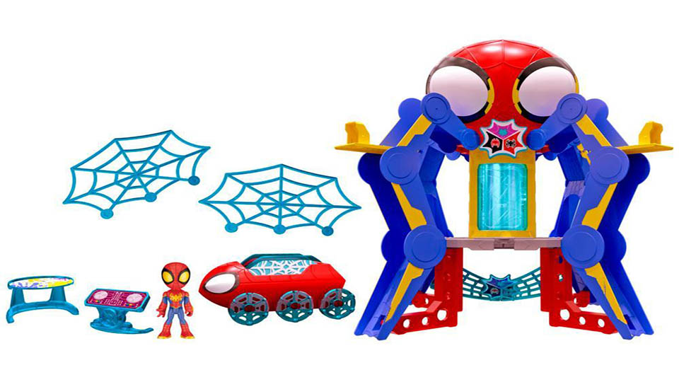 Marvel Spidey and His Amazing Friends Web Spinners playset